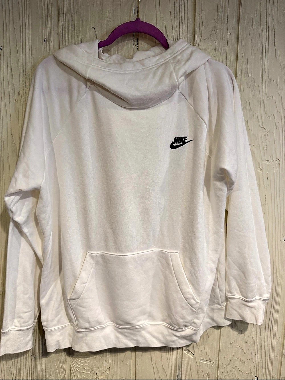 Nike White Hoodie Size XL